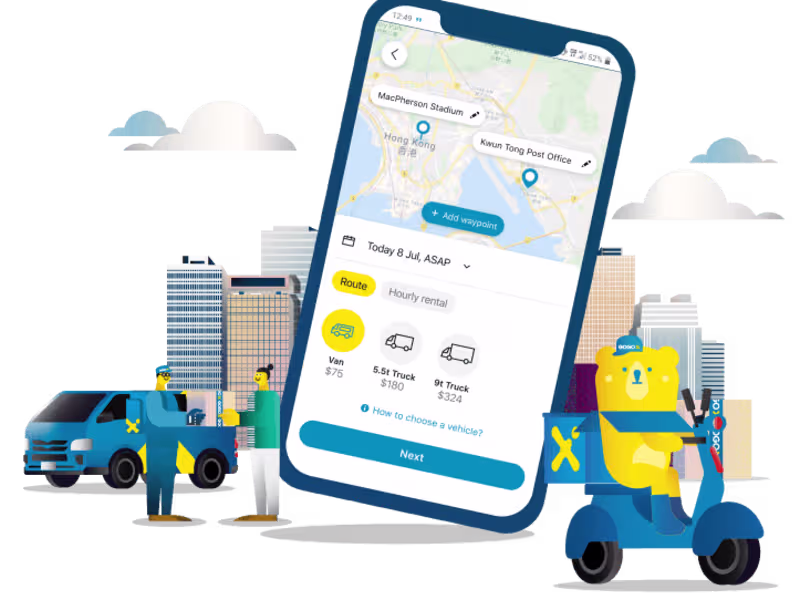 Cover image for GoGoX Hong Kong | Van Hiring, Same Day Delivery, Courier Partne…