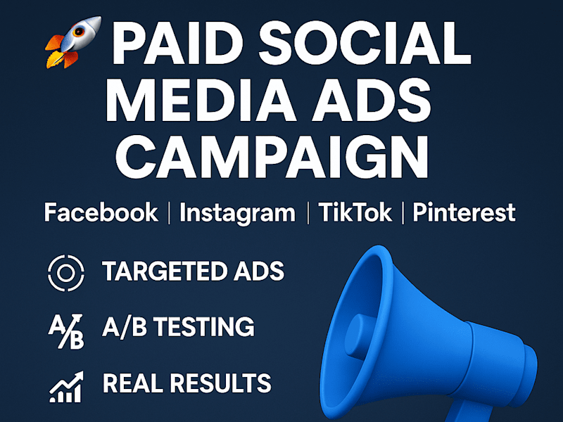 Cover image for Will Create & Manage Converting Paid Social Media Ads Campaigns