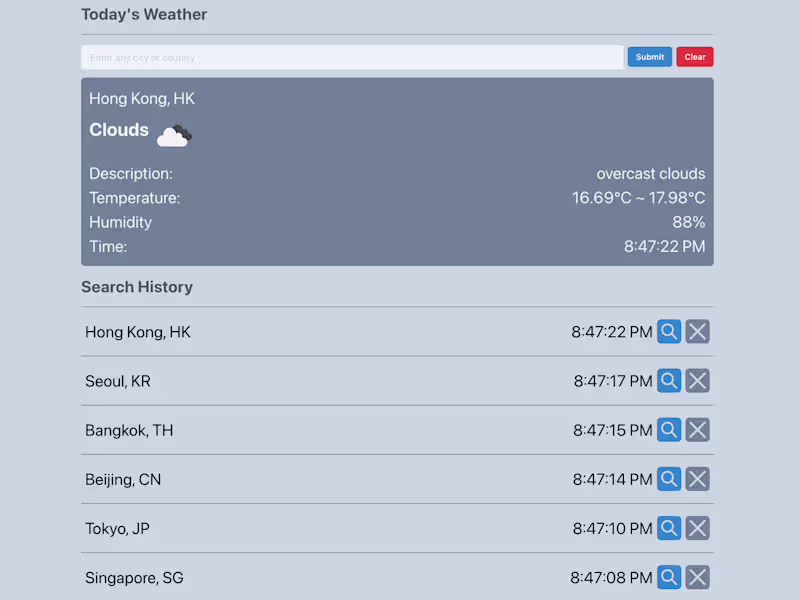 Cover image for Weather App