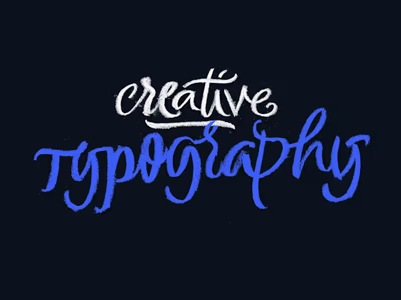 Cover image for Creative Typography