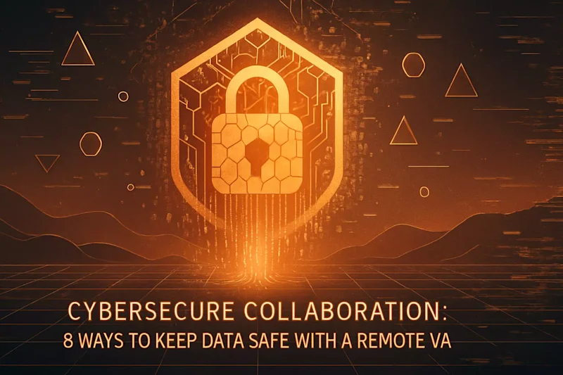 Cover image for Cybersecure Collaboration: 8 Ways to Keep Data Safe with a Remote VA