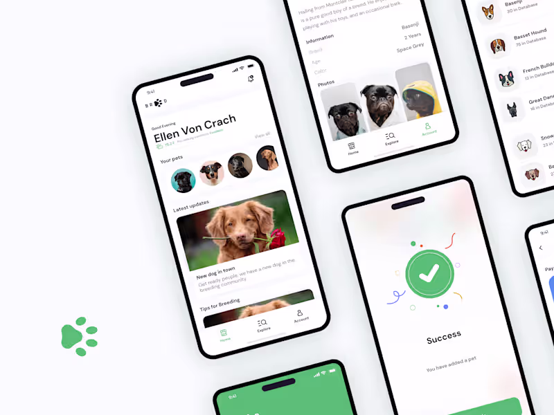 Cover image for You will get a Mobile App UI/UX design for your business