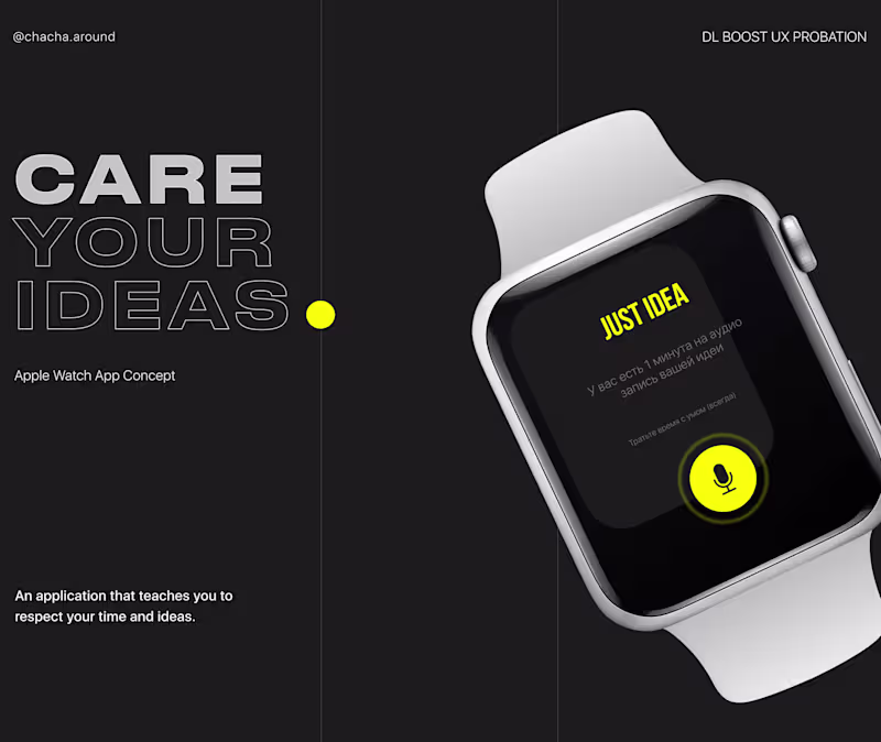 Cover image for Apple Watch App concept