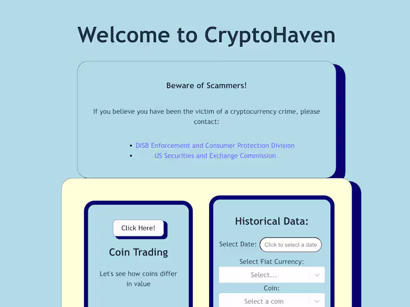 Cover image for My Crypto Haven