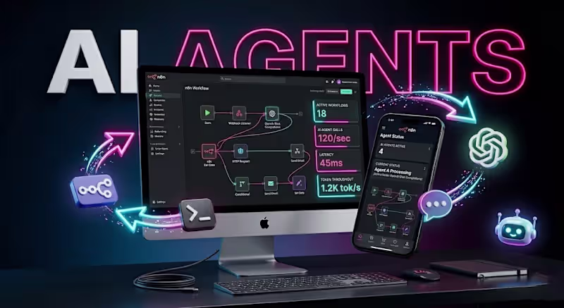 Cover image for AI Agents and Chatbots with n8n and OpenAI