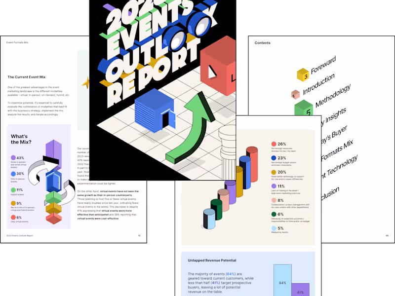 Cover image for 2023 Event Outlook Report