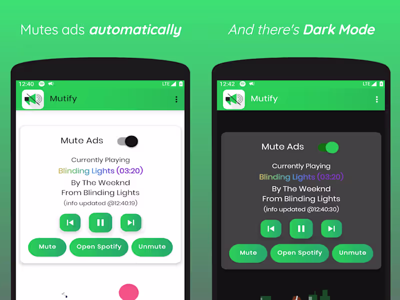 Cover image for Mutify - mute annoying ads