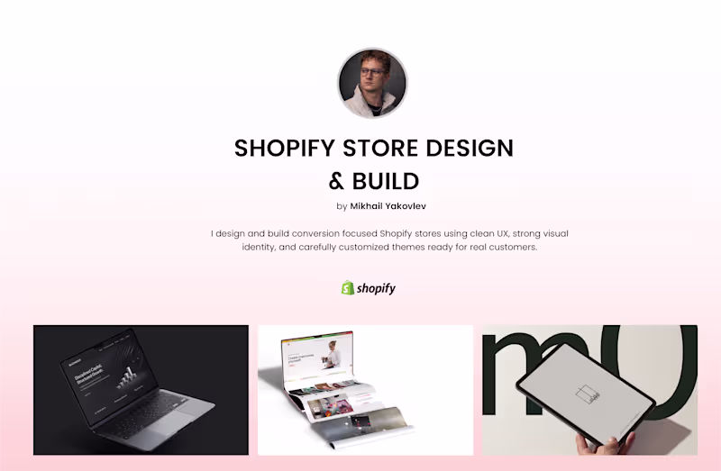 Cover image for Shopify Store Design & Build