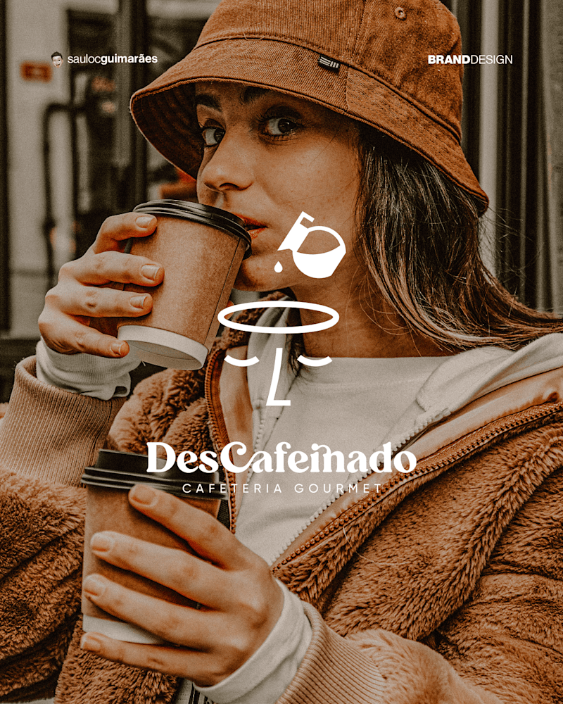 Cover image for DesCafeinado • Cafeteria Gourmet | Visual Identity