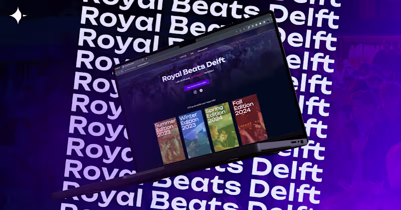 Cover image for Royal Beats Delft Brand Identity and Website Creation