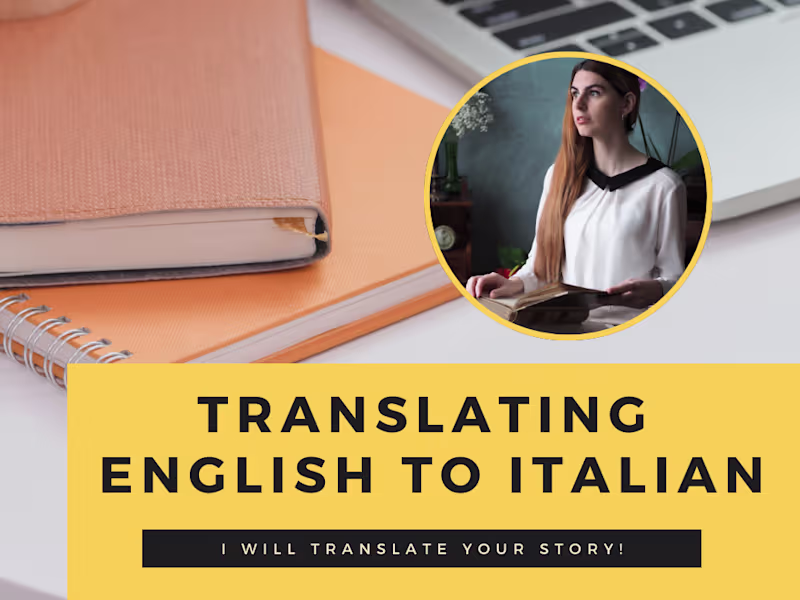 Cover image for Book translation (EN > ITA)