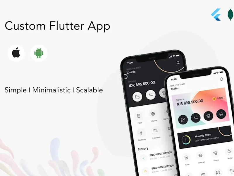 Cover image for Flutter Mobile App Development | Android | iOS
