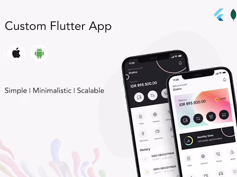 Cover image for Flutter Mobile App Development | Android | iOS