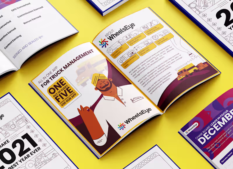 Cover image for WheelsEye: Print + Marketing