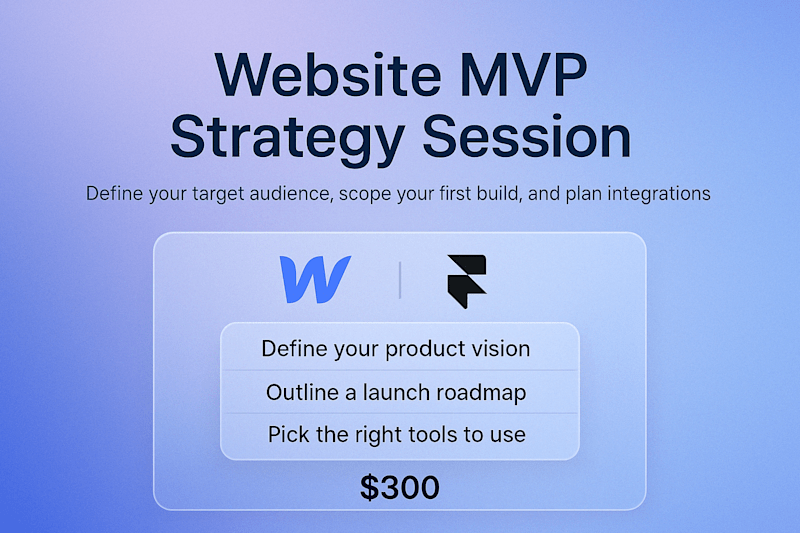 Cover image for Webflow Consulting: Define Your Vision, Understand Your Audience