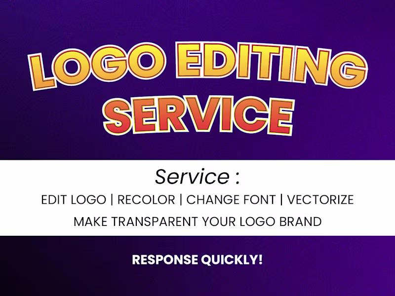 Cover image for I will edit and vectorize logo in adobe illustrator quickly