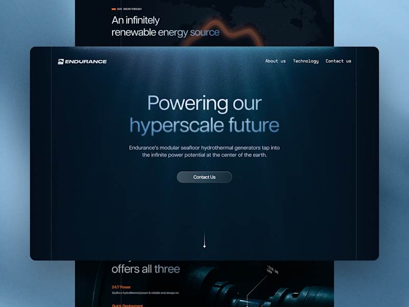 Cover image for Framer Design for Endurance Energy