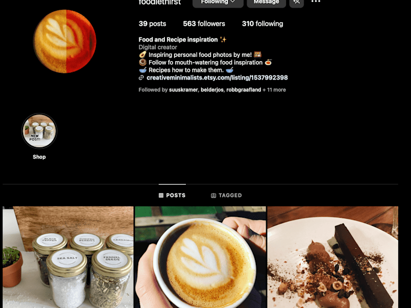 Cover image for Food Instagram Channel Setup