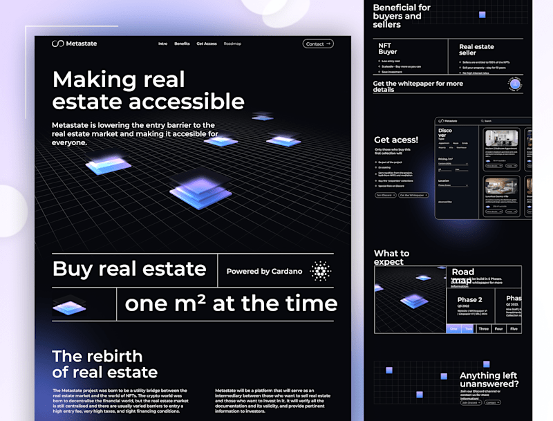 Cover image for Realestate NFT Website Dessign Using Figma
