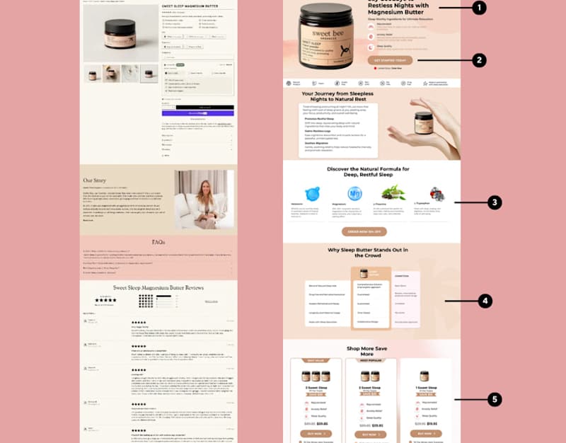Cover image for Landing page design(CRO shopify landing page)