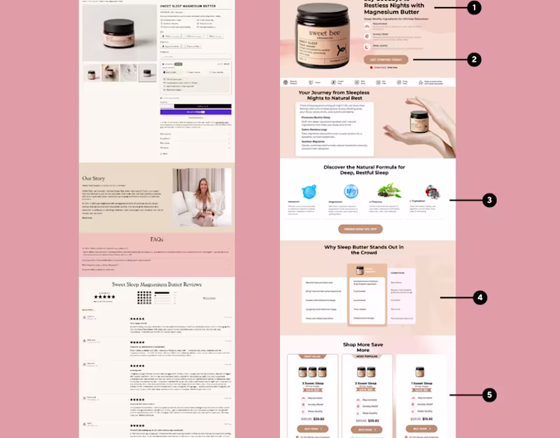 Cover image for Landing page design(CRO shopify landing page)