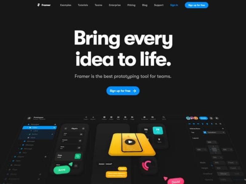Cover image for Figma to Framer Landing Page✌️