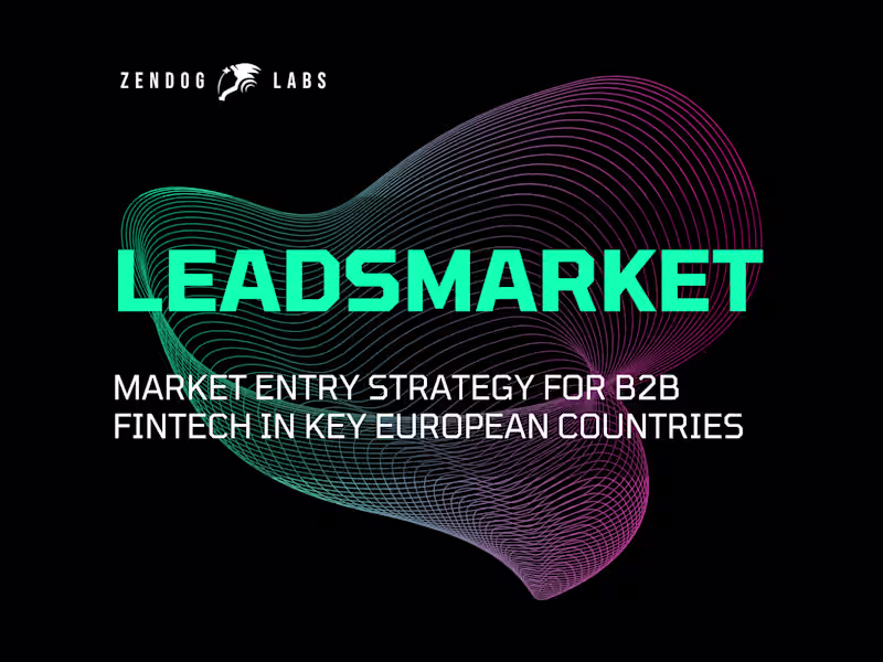Cover image for Taking LeadsMarket to Europe: Market Entry Strategy and Executio