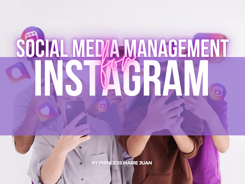 Cover image for Social Media Management for Instagram