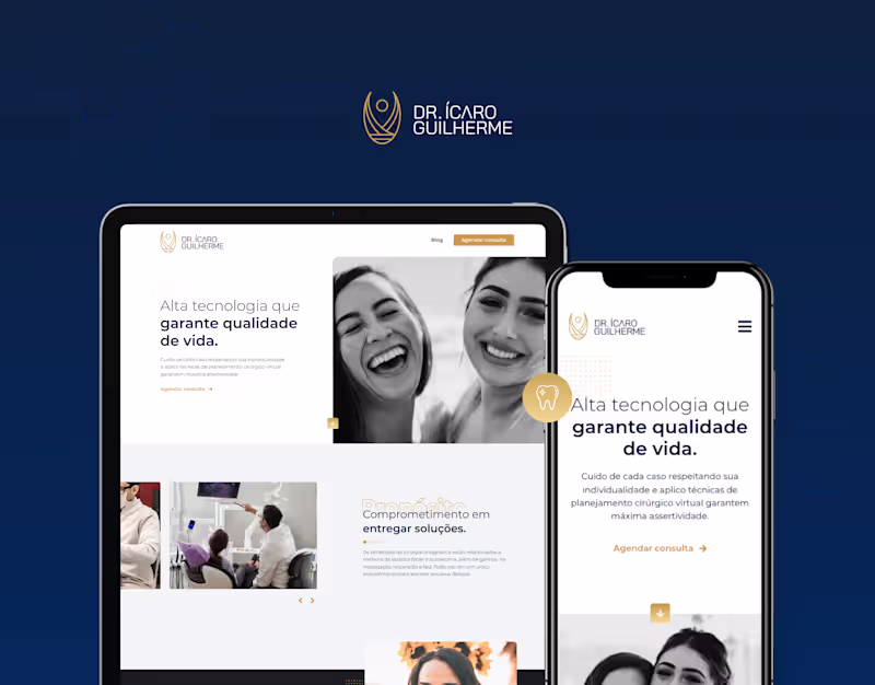 Cover image for Dr Ícaro Guilherme - Landing Page