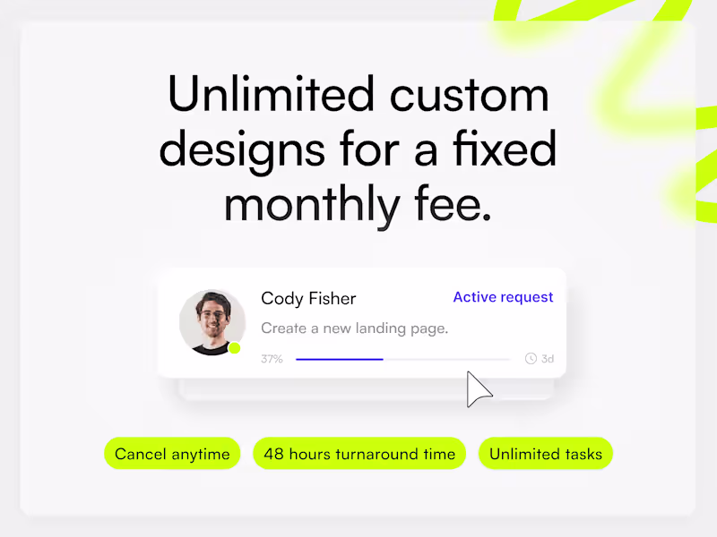 Cover image for Unlimited Custom Design and Framer Development