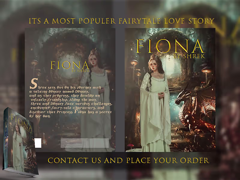 Cover image for I Can design a unique minimalist hand drawn book cover