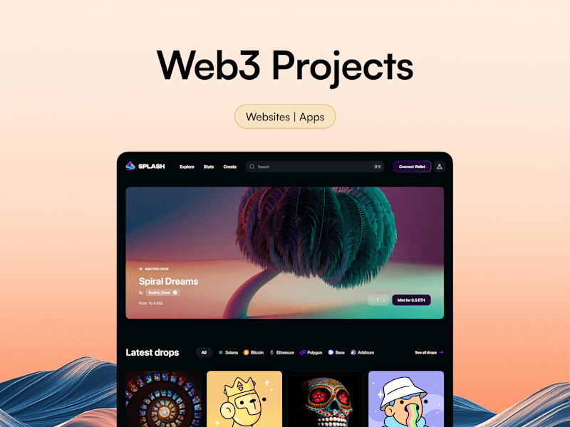 Cover image for Web3 Projects: NFTs, DApps, Exchanges, Wallets etc.