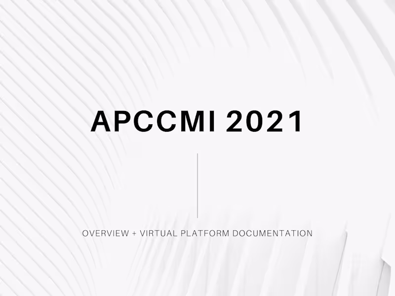 Cover image for APCCMI 2021