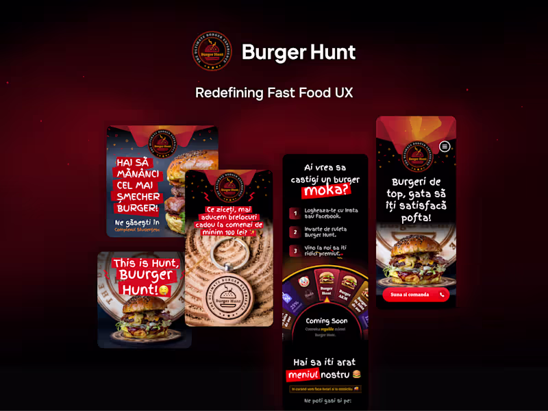 Cover image for Burger Hunt - Crafting a Unique Dining Experience and Identity