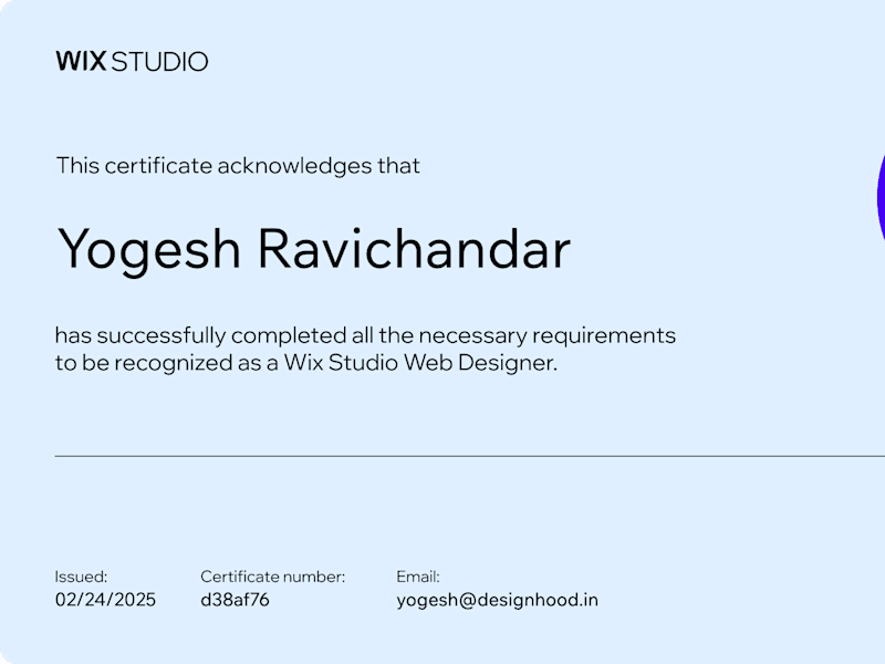 Cover image for Advanced Wix Studio Website