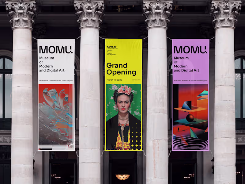 Cover image for MOMU Visual Identity (Museum Branding)