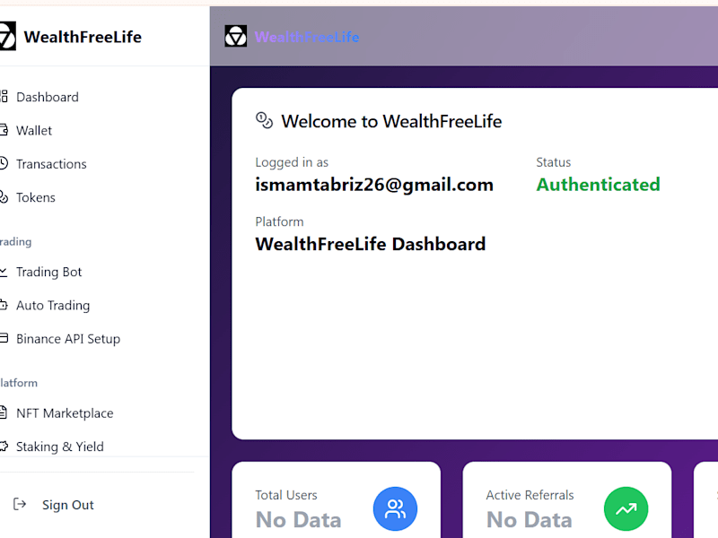 Cover image for AI-Powered Financial Ecosystem Development for WealthFreeLife