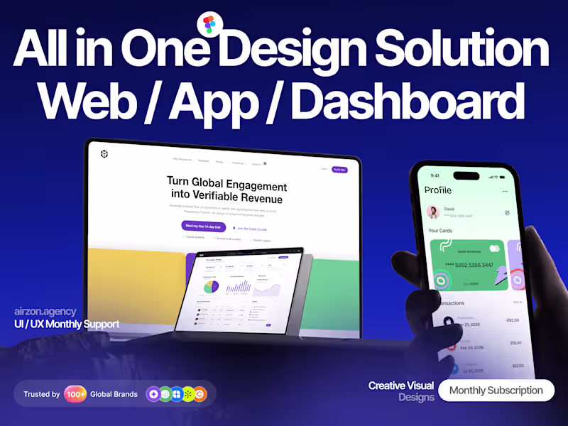 Cover image for All In One → Product Design (Monthly Subscription)