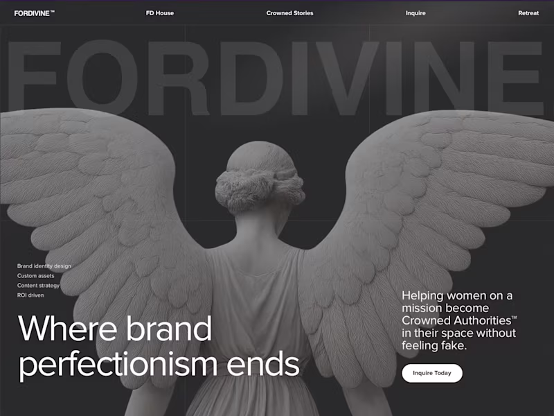 Cover image for FORDIVINE • Framer Redesign & Framer Build