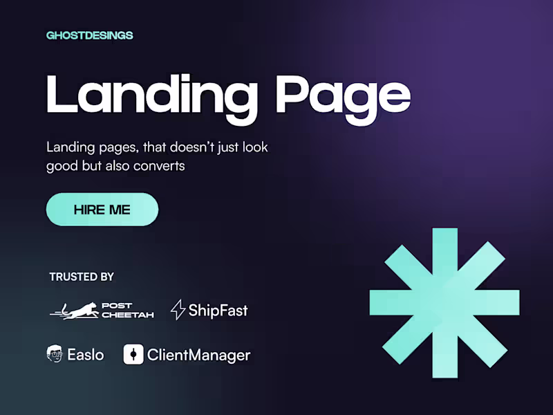 Cover image for Landing page