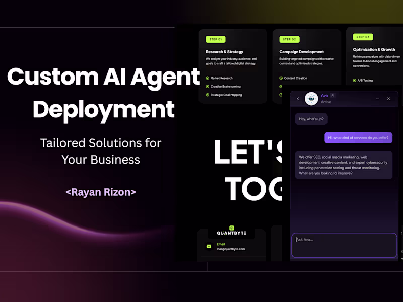 Cover image for Custom AI Agent Deployment