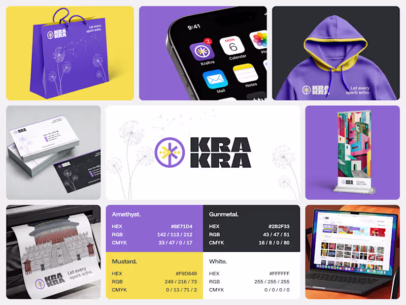 Cover image for KraKra • Visual Identity