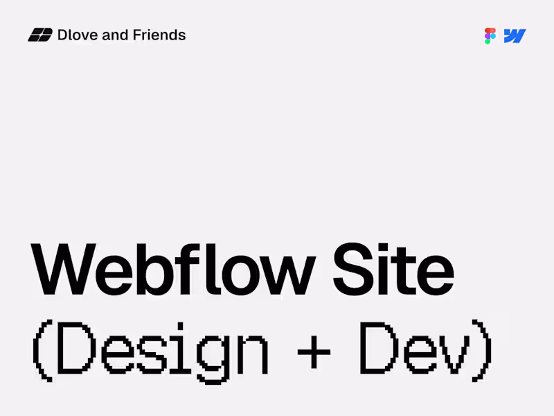 Cover image for Webflow Website (Design + Development) 🖥