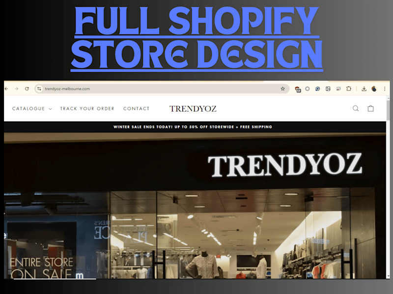Cover image for Full Shopify Store Design