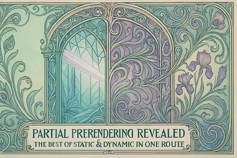 Cover image for Partial Prerendering Revealed: The Best of Static & Dynamic in One Route