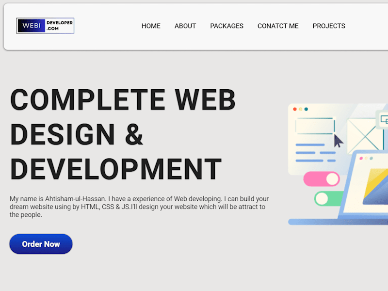 Cover image for Web development portfolio