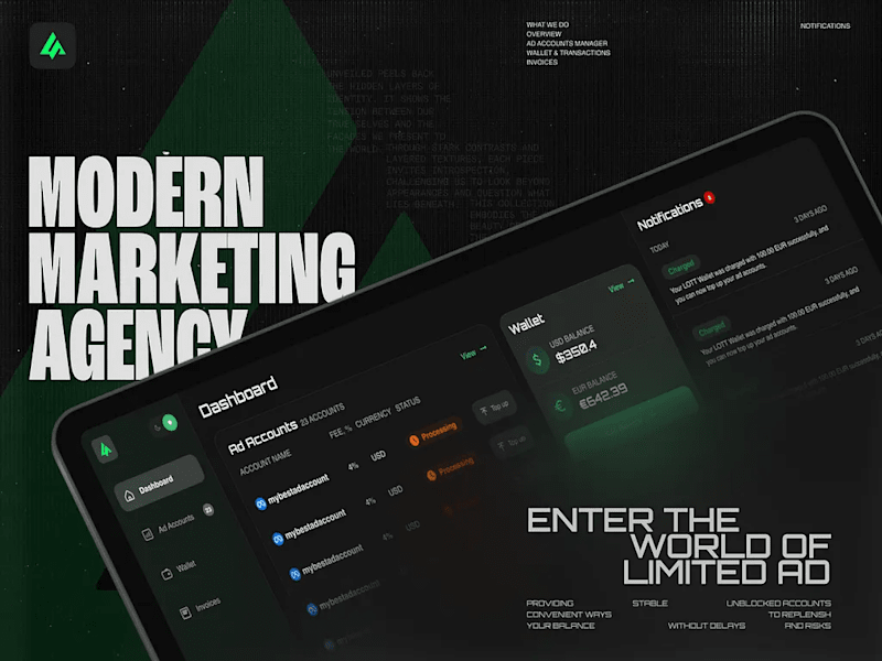Cover image for Lott | Modern Marketing Agency Dashboard
