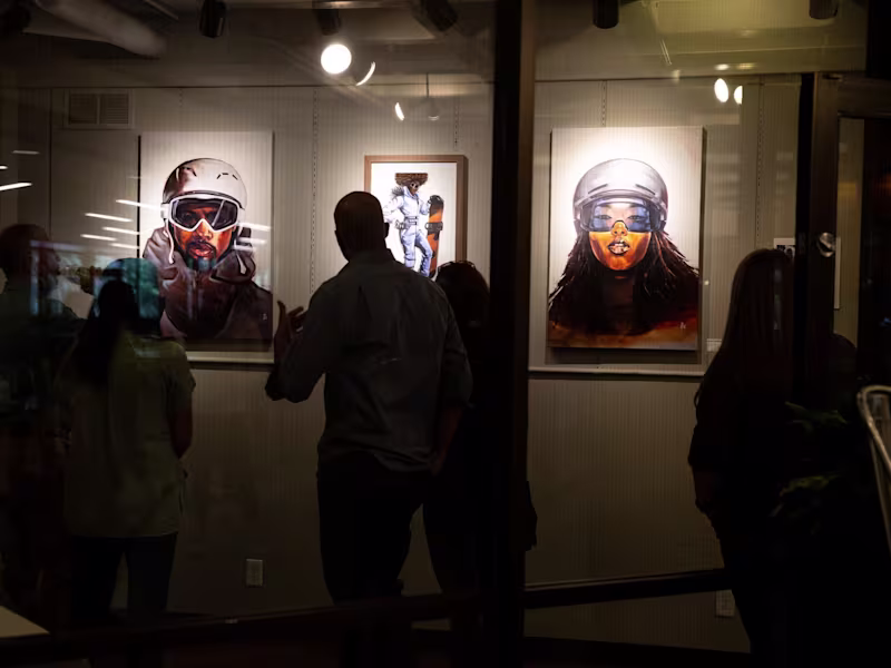Cover image for Gallery Highlight: Skiing in Color
