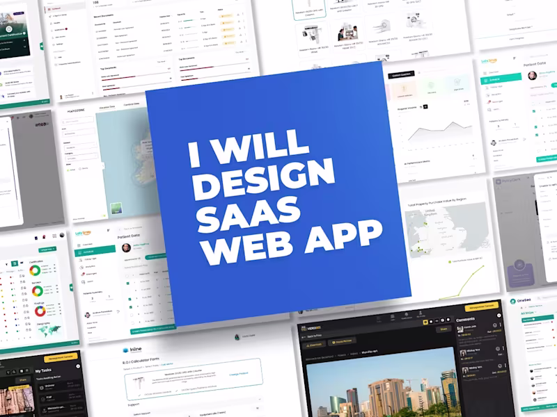 Cover image for Webapp / Dashboard Design