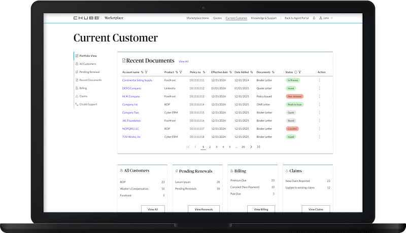 Cover image for B2B Insurance platform